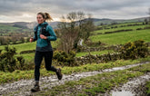 Trail runner on a trail run in Northern Ireland